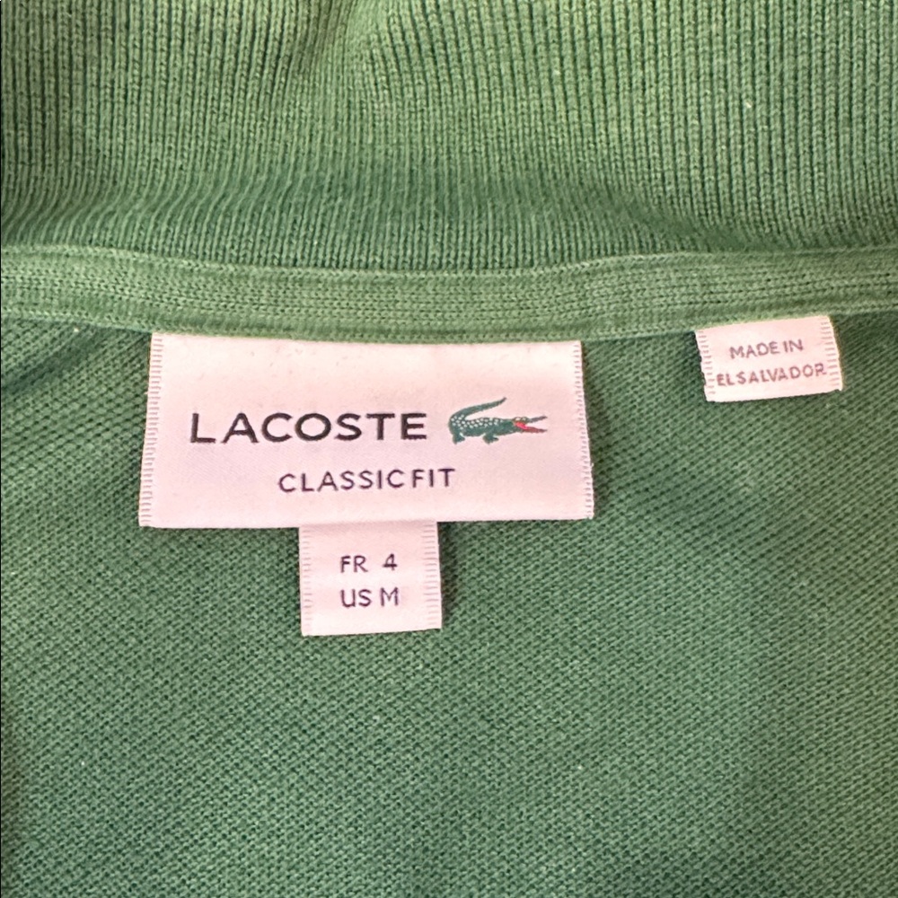 Lacoste Men's Green Polo Shirt - Picture 2 of 16